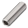 Standard Cup Point Socket Set Screws - 3/8-16 UNC - 9.53mm - 19.1 mm  Zinc Plated DIN916 - Carbon Steel - Hardened