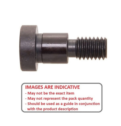 1111562 | SHLD159-025-SKT-J-C (Each) --- Shoulder Screws - 15.875x25.4 mm - 1/2-13 UNC Jig and Fixture - Steel 4140L Heat Treated Screw