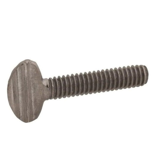 Vite a testa zigrinata 1/4-20 BSW x 25,4 mm in acciaio - Testa piatta - MBA (confezione da 5)