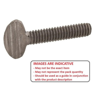 1068092 | THS060M-012-F-CS (100 Pcs) --- Thumb Screws - M6 (6x1mm) x 12 mm