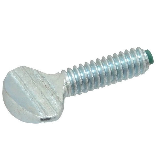 1065008 | THS048F-013-F-CZ-NT (Each) --- Thumb Screws - 10-32 UNF - 4.76mm - 12.7 - - Nylon Tip - Carbon Steel Zinc Plated Screw