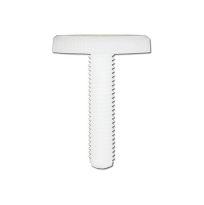 1056765 | THS048C-019-KL-NY (Each) --- Thumb Screws - 10-24 UNC - 4.76mm - 19.05x23.81 mm Knurled - NYLATRON GS PA66 + MoS2 Screw
