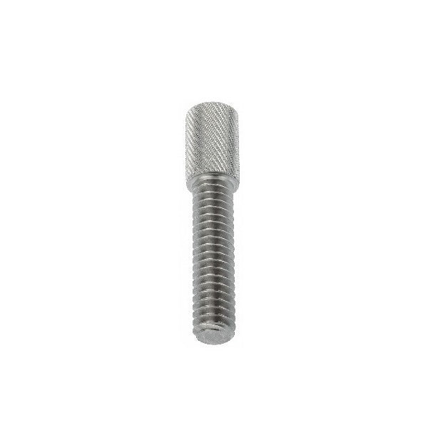 Vis à oreilles 4-40 UNC x 25,4 mm en acier inoxydable 303 - Tête moletée de précision - MBA (Pack de 1)