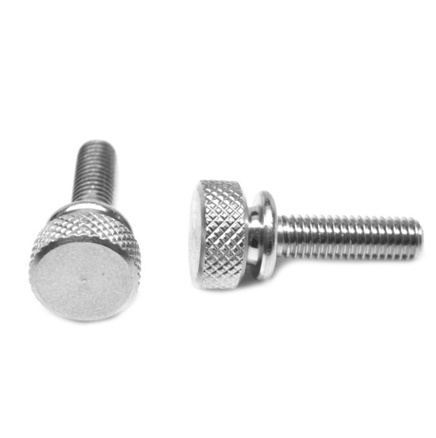 1072406 | THS064C-019-K-AL-WF (Each) --- Thumb Screws - 1/4-20 UNC - 6.35mm - 19.05x28.58 mm Knurled - Aluminium Screw