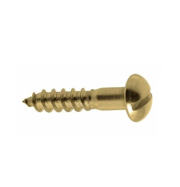 1042315 | SCW0218-0064-RH-SL-BR (10 Pcs) --- Wood Screws - 2.18mm (2 Gauge) x 6.35 mm