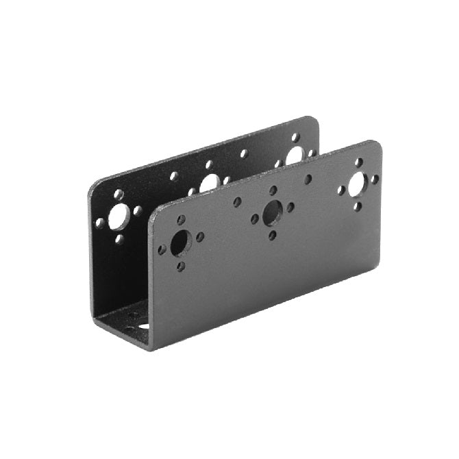 1183361 | SVB-90-40-25-AL (5 Pcs) --- Servo Motor Brackets Hobby - 90L x 40H x 25W Aluminium Bracket 3 Mount positions each side and base