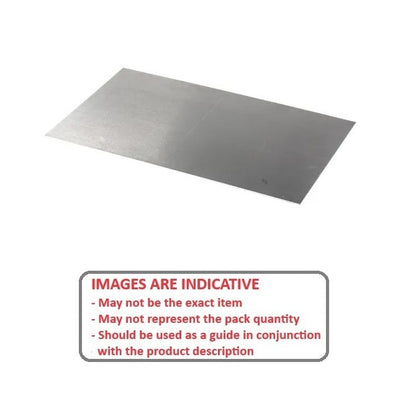 1001081 | SHM-0150-0250-0150-AL --- Aluminium Shim and Foil - 0.15 mm x 250 mm x 150 mm