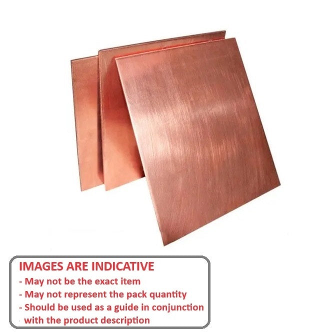 1002773 | SHM-0800-0300-0200-CP (Each) --- Copper Shim and Foil - 0.8x300x200 mm - Copper