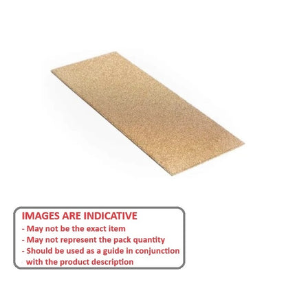1073503 | SHT-0635-0127-0203-SB (Each) --- Sintered Bronze Sheet - 6.35x127x203.2 mm - Sintered Bronze