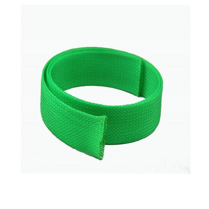 1084807 | SLW-4RS (PK-10) --- Mesh Sleeving - 9.5 to 19.05 mm Green
