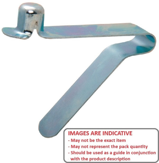 1084646 | SBTN-0927-DL (Each) --- Single End Snap Buttons - 9.27x9.4x0.635 mm Dog Leg Snap Button