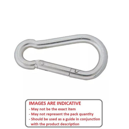 1073200 | BA-455RS (Each) --- Spring Snaps - 6.35x63.5x7.938 mm Interlocking - Steel Snap