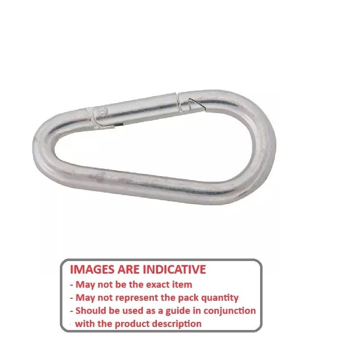 1090258 | BA-495RS --- Spring Snaps - 9.53 mm x 101.6 mm x 12.7 mm