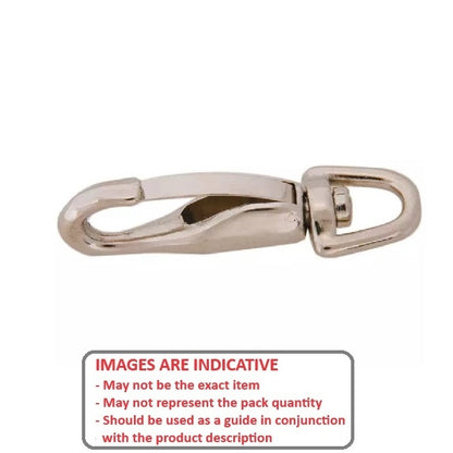 1073337 | BA-200RS (Each) --- Swivel Body Decoy Snaps - 6.35x47.625x4.75 mm - Steel Snap