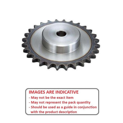 1126279 | SP1-127-078B-021-PB-C (PK-3) --- Roller Chain Sprockets - 21 tooth - 84.86x68 mm Simplex - Carbon Steel Sprocket