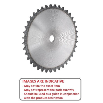 1131881 | SP1-127-079P-024-159-C (Each) --- Roller Chain Sprockets - 24 tooth - 96.98 mm - Hubless Simplex - Carbon Steel Sprocket