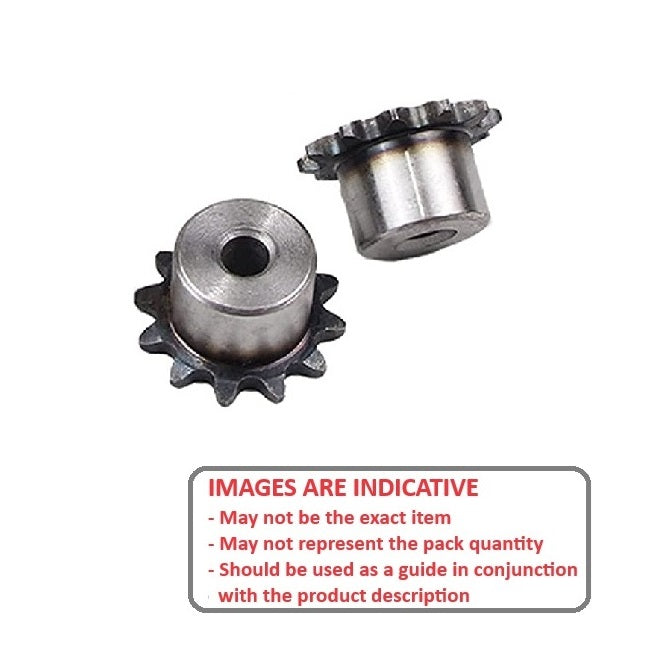 1114620 | SP1-127-078B-016-PB-C (PK-2) --- Roller Chain Sprockets - 16 tooth - 64.65x50 mm Simplex - Carbon Steel Sprocket