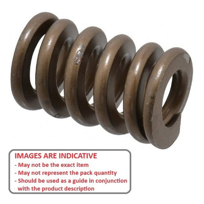 1135369 | DS-254-076-HD (Each) --- Die Springs - 25.4x12.7x76.2 mm Imperial - Carbon Spring Steel