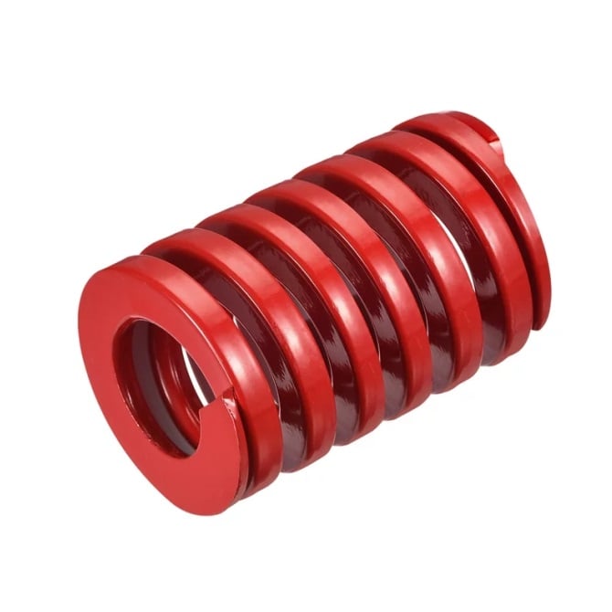 Molla per matrice 31,75 x 15,875 x 101,6 mm - Cromo Silicone - Rosso - Carico medio pesante - MBA (confezione da 1)