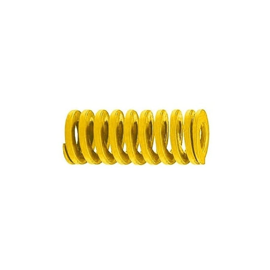 Molla per fustella 25 x 12,5 x 51 mm - Acciaio per molle - Giallo - Servizio extra pesante - MBA (confezione da 1)