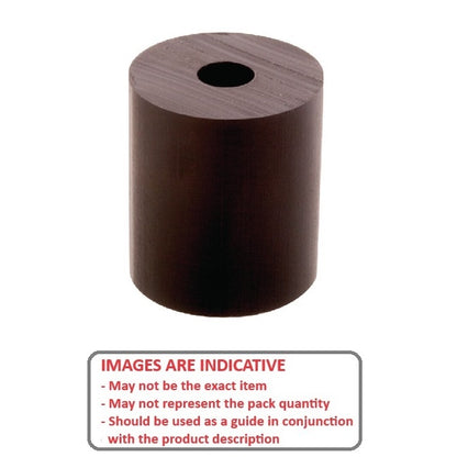 1134316 | CSU-0254-318 (PK-4) --- Bumpers Mounts - 25.4x9.5x317.5 mm Urethane Springs - Polyurethane Spring