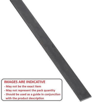1002397 | STR-064-0127-0500-CST (Each) --- Spring Steel Strip - 0.64x12.7x500 mm - Carbon Spring Steel