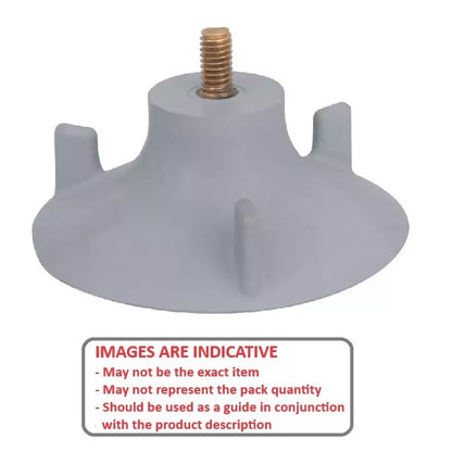 1186969 | A-70RS (PK-4) --- Suction Cups - 95.3x34.9 mm - 5/16-18 x 5/8 Stud - EPDM Rubber Suction Cup