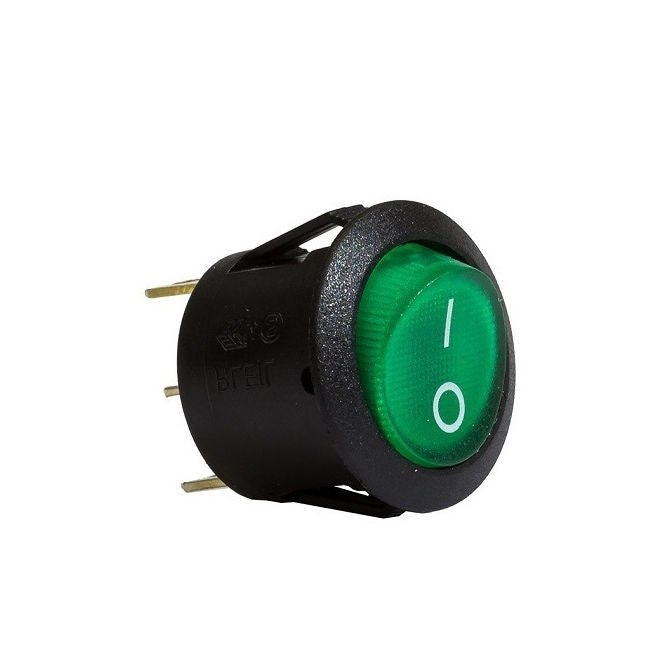 1036027 | SW-020-G (PK-2) --- Rocker Switches - Colour Green 20 - 12V/20 Amp
