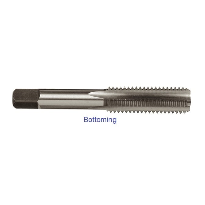 Taraud à main 8-32 UNC - 4,166 mm - Fond en acier au carbone - MBA (Pack de 1)