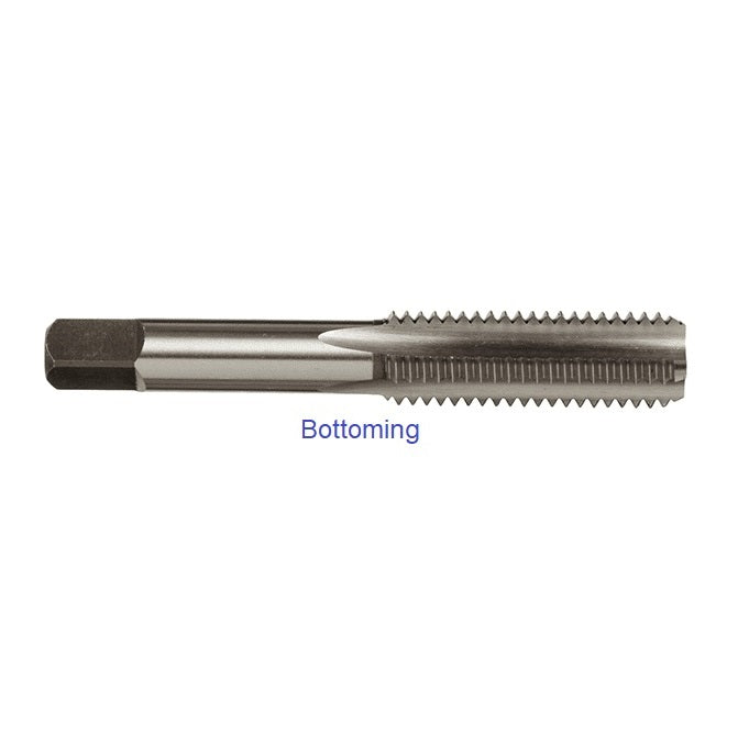 Taraud à main 4 BA - 3,607 mm - Fond en acier au carbone - MBA (Pack de 4)