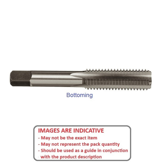 Maschi a mano 4 BA - 3,607 mm - Fondo in acciaio al carbonio - MBA (confezione da 4)