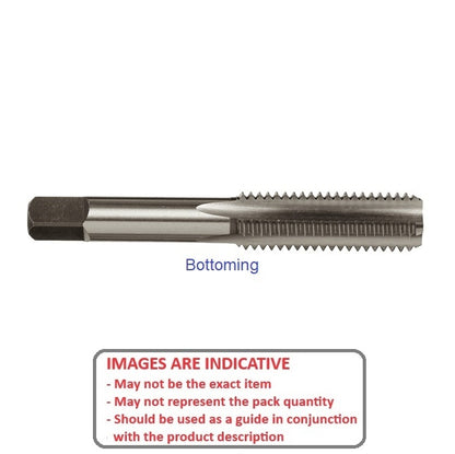 Maschi a mano 8-36 UNF - 4.166 mm - Fondo in acciaio al carbonio - MBA (confezione da 4)