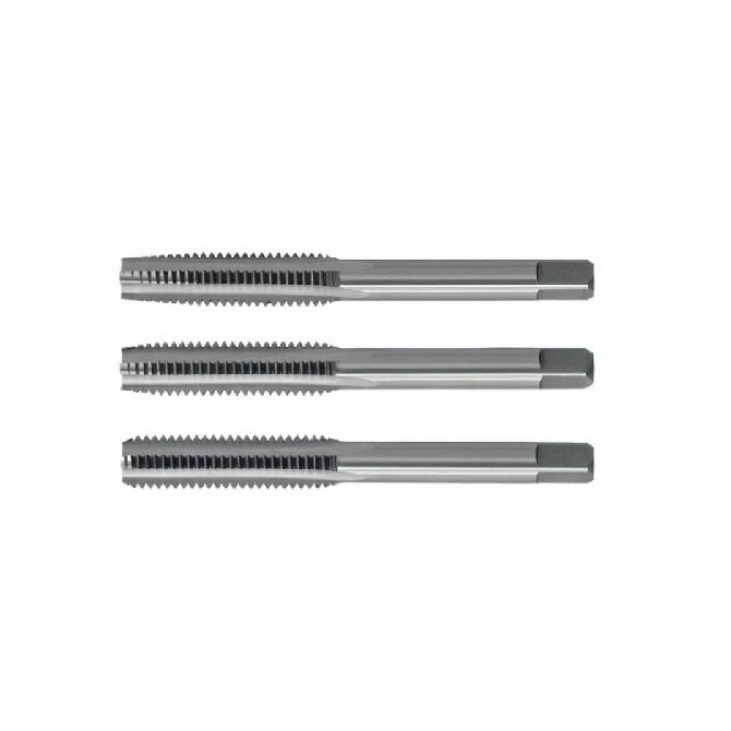 Threading Tools - M2 -2x0.4mm- 0.4 mm / 63.5 TPI - Set of 3 - High Speed Carbon Steel