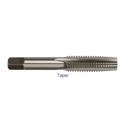 Taraud à main 8-36 UNF - 4,166 mm - Conique en acier au carbone - MBA (Pack de 1)