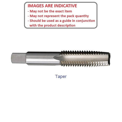 Taraud à filetage M8 conique en acier rapide – Bordo (lot de 1)