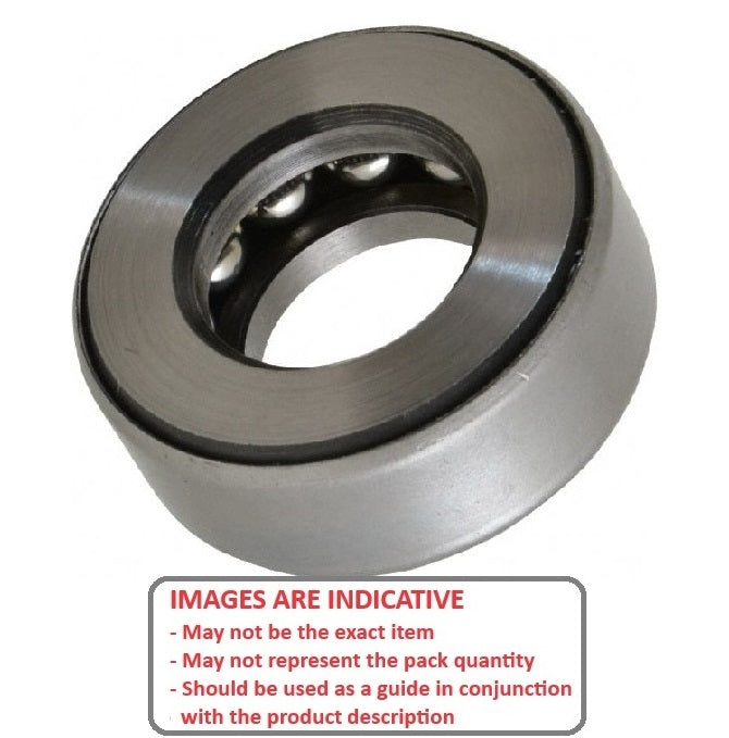 1142891 | T-0302-0532-BND (Each) --- Thrust Ball Bearings - 30.175x53.188x15.875 mm / 30.96 mm Banded - Chrome Steel with Low Carbon Steel Band Bearing