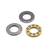 Thrust Ball Bearings - 6x12x4.5 mm / 6 mm Flat - Chrome Steel