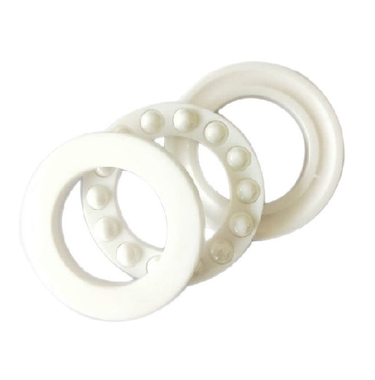 Thrust Ball Bearings - 40x60x13 mm / 42 mm Grooved - Ceramic Zirconia ZrO2 Balls and Races