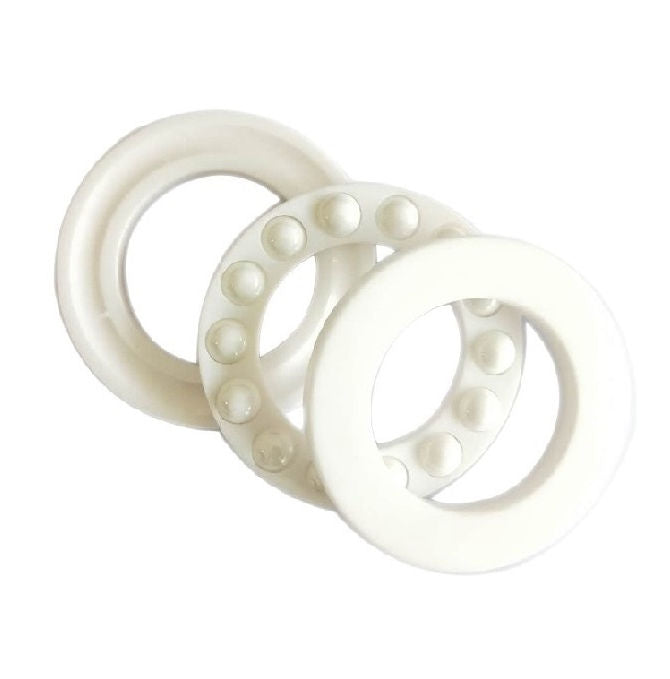 1170624 | CZR-T-0600-0850-G-ZR-51112 (PK-4) --- Thrust Ball Bearings - 60x85x17 mm Grooved - Ceramic Zirconia ZrO2 Balls and Races Bearing
