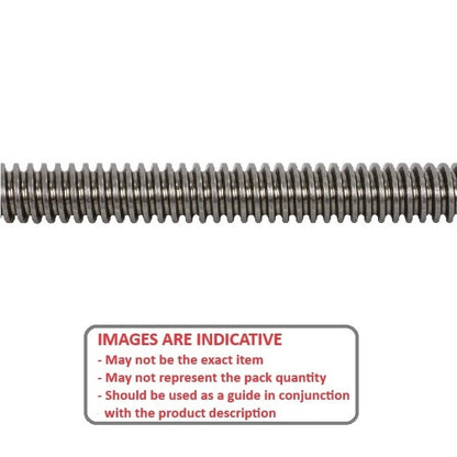 Vis-mère impériale 7/8 pouces x 6 x 1 x 609,6 mm - Vis-mère Acme en acier allié - Main droite - MBA (Pack de 1)