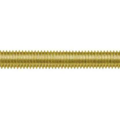 1040858 | AT022C-0305-BR (Length) --- Allthread Threaded Rod - 2-56 UNC - 2.18mm - 0.454 mm / 56 TPI 304.8 mm - Brass