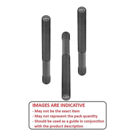 1100245 | SUS120RS (Each) --- Clamping Studs Threaded Rod - M12 - 12x1.75mm - 125 mm - 15  - Steel with Rolled Threads Stud