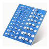 Thread Gauge Tools -  Thread Checking Set 38 Male and Female Threads - Imperial and Metric - 2-56, 4-40, 6-32, 8-32, 10-24, 10-32, 12-24, 1/4-20, 1/4-28, 5/16-18, 5/16-24, 3/8-16, 3/8-24