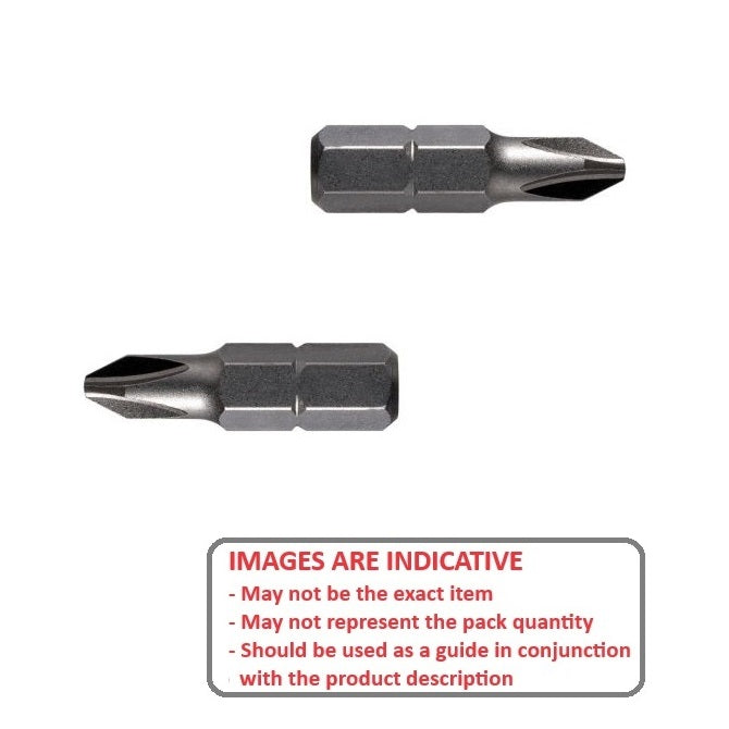 1231027 | GFB03C (Per Card) --- Bits Tools - End Type Phillips Size 3 25 mm Insert