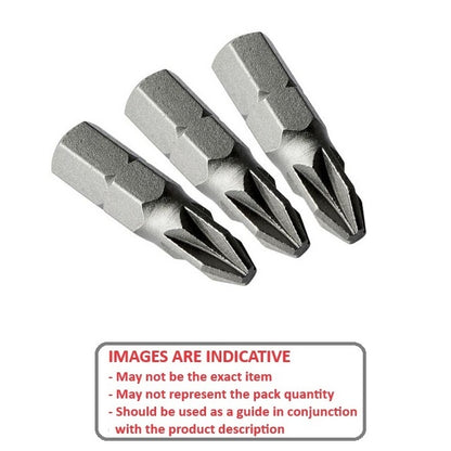 1225920 | GFB11C (2 Pcs) --- Bits Tools - Pozidrive x  Size 2 x 25 mm