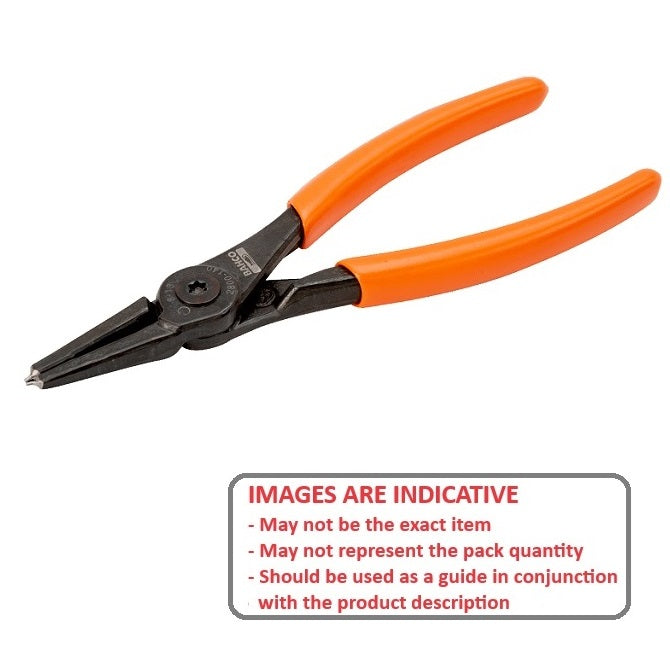 1078592 | PRS-I009 (Each) --- Circlip Pliers Tools - Clip Size Range 8 - 10 mm - 0.3 to 0.4 inches - Straight 0 ° - Internal Only Internal