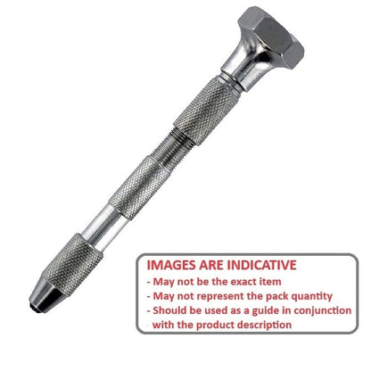 Strumento per morse a perno Punte da 0,81 a 1,59 mm - 68 mm x lunghezza x 6 mm di diametro corpo - MBA (confezione da 1)