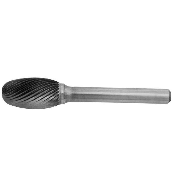 1231425 | GAR73052RS (Each) --- Rotary Files Tools - Type Egg Shape 6.35 - 9.525 Double Cut - Carbon Steel File
