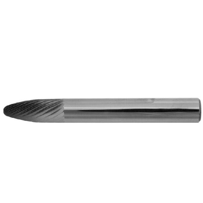 1231576 | GAR64020RS (Each) --- Rotary Files Tools - Type Tree - Radius Nose 9.525 - 19.05 Standard Cut - Carbon Steel File