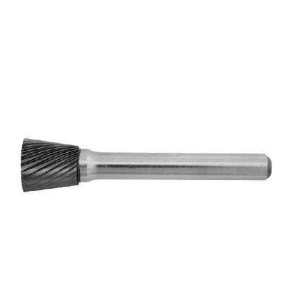 1231563 | GAR71020RS (Each) --- Rotary Files Tools - Type Inverted Cone - 13 deg - 9.525 - 9.525 Standard Cut - Carbon Steel File